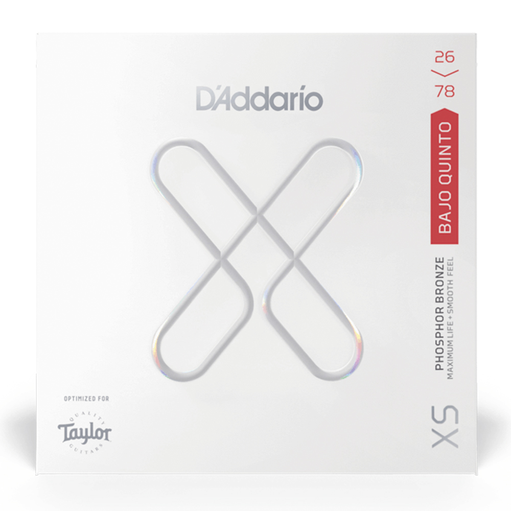 XSAPB2678 SET DE CUERDAS P/BAJO QUINTO XS PHOS BRONZE DADDARIO