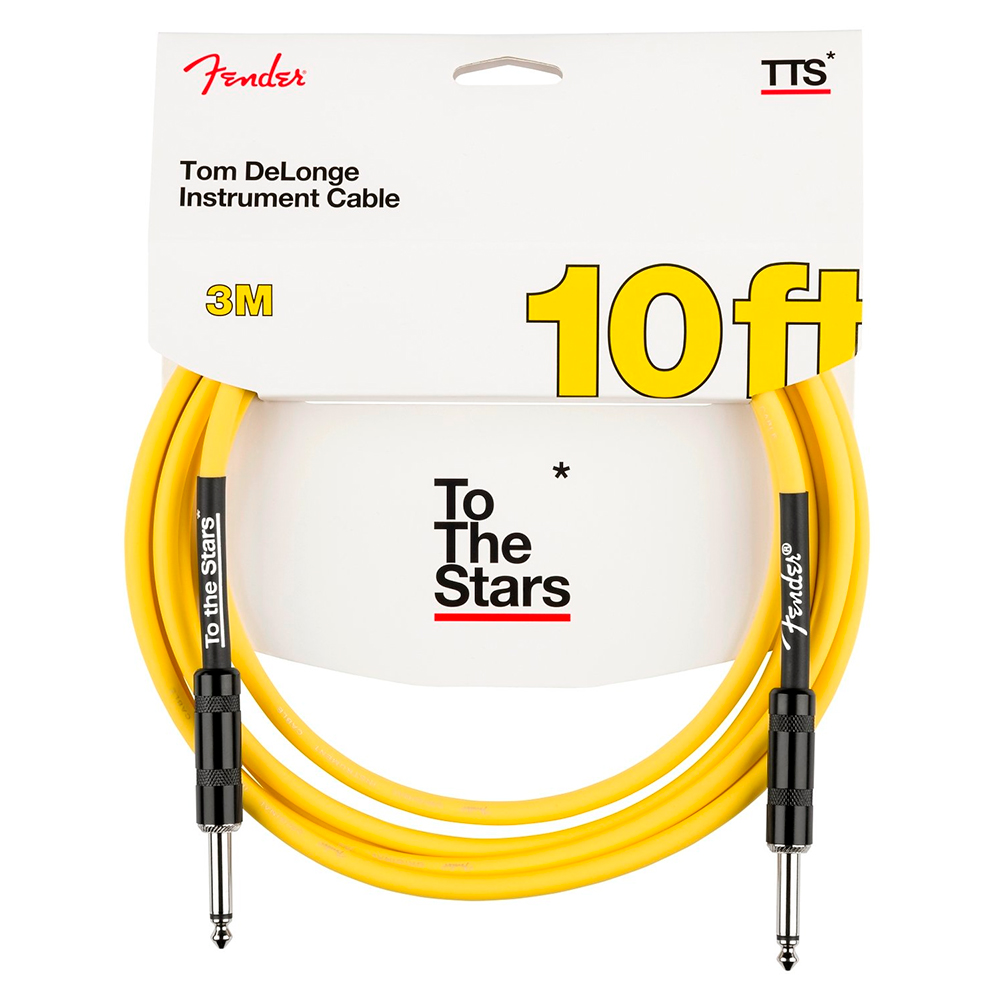 0990810263 CABLE P/ INSTRUMENTO DE 1/4 A 1/4 DE 10FT TOM DELONGE FENDER