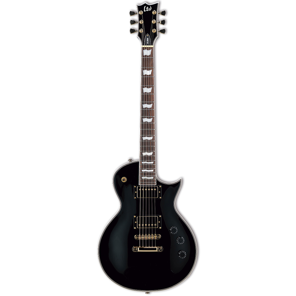 LEC256BLK GUIT. ELECT. ECLIPSE SERIES EC-256 GLOSS BLACK LTD ESP GUITARS