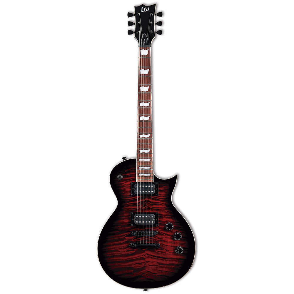LEC256QMSTBCSB GUIT. ELECT. ECLIPSE SERIES EC-256 QUILTED BLACK CHERRY LTD ESP GUITARS