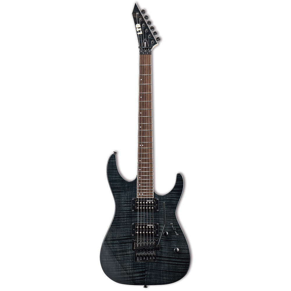 LM200FMSTBLK GUIT. ELECT. M-200FM C/FLOYD ROSE SEE THRU BLACK LTD ESP GUITARS