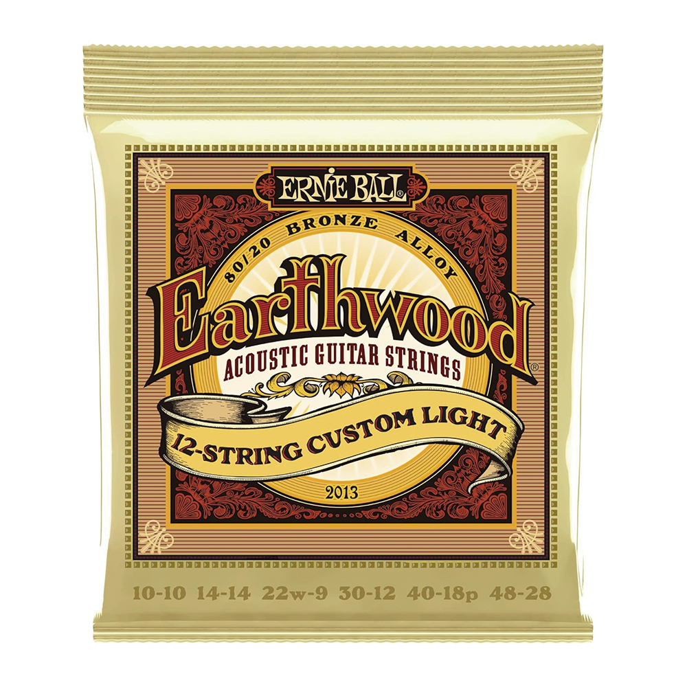 P02013 SET DE CUERDAS P/GUIT. ACUST. 12 CUERDAS EARTHWOOD 80/20 CUST. LIGHT ERNIE BALL