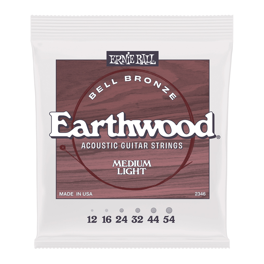 P02346 SET DE CUERDAS P/GUIT. ACUST. EARTHWOOD BELL BRONZE MEDIUM LIGHT 12-54 ERNIE BALL