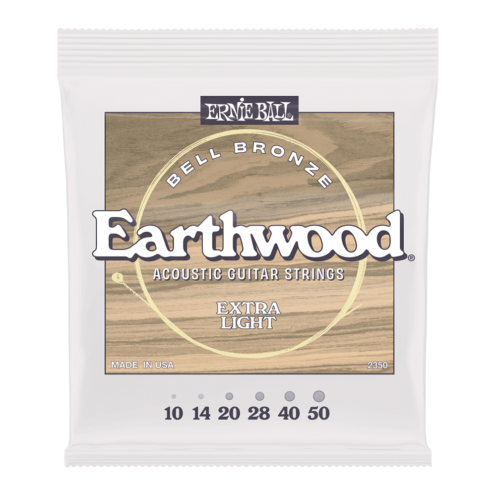 P02350 SET DE CUERDAS P/GUIT. ACUST. EARTHWOOD BELL BRONZE EXTRA-LIGHT 10-50 ERNIE BALL
