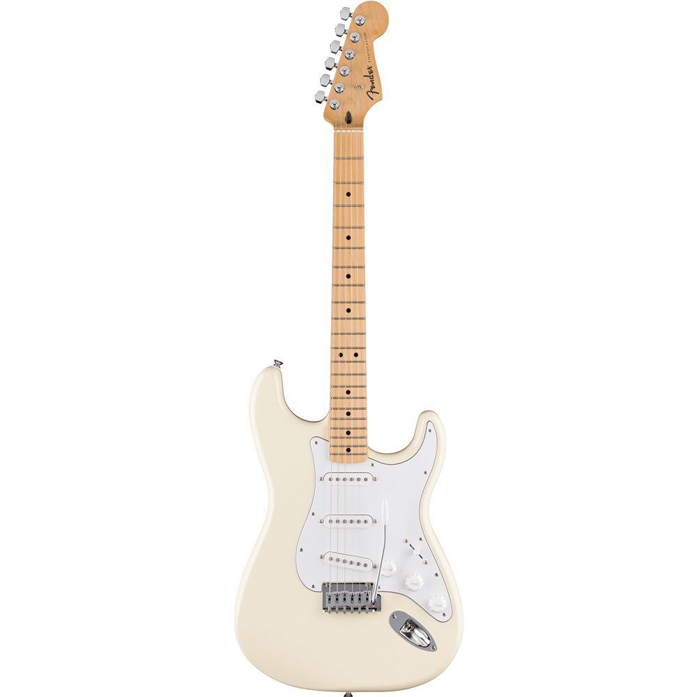 0266220505 GUIT. ELECT. STRATOCASTER STANDARD MN OLYMPIC WHITE FENDER