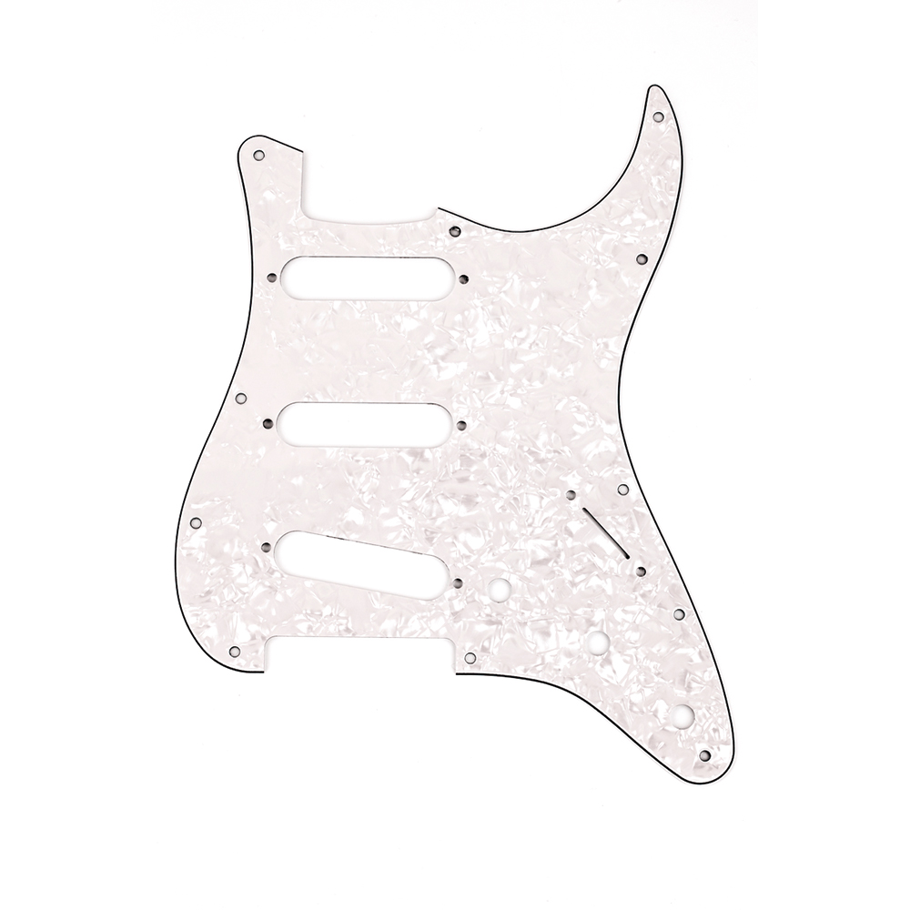 0992140000 CARATULA P/GUIT. ELECT. STRAT SSS 11-HOLE 3P PEARL WHITE ORIGINAL FENDER