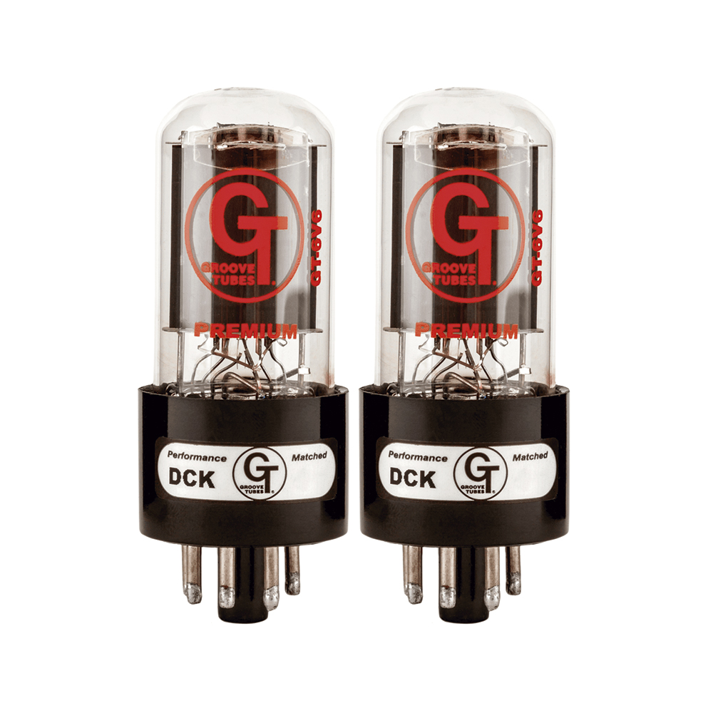 5550113539 GT-6V6-S SET DE 2 TUBOS MED P/AMPLIFICADOR GROOVE TUBES FENDER