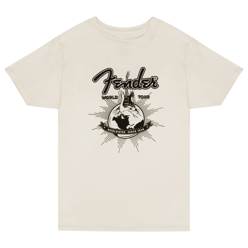 9192822606 CAMISETA WORLD TOUR VINTAGE WHITE X-LARGE ORIGINAL FENDER