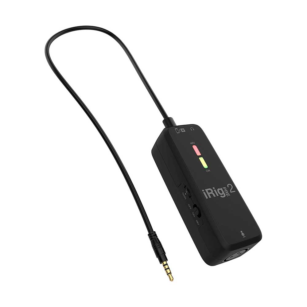 IP-IRIG-PRE2-IN INTERFAZ DE MICROFONO P/ DISPOSITIVO MOVIL IK MULTIMEDIA