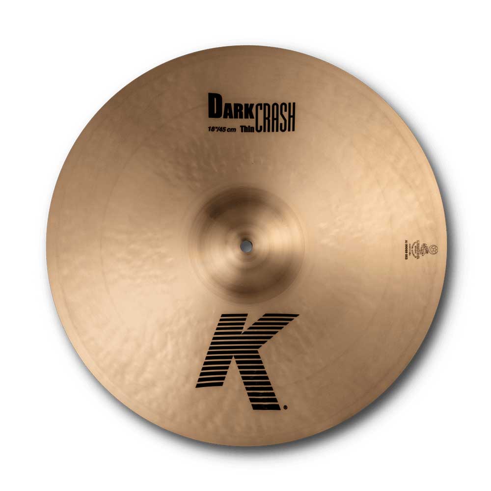 K0904 PLATO K DARK THIN CRASH 18 ZILDJIAN