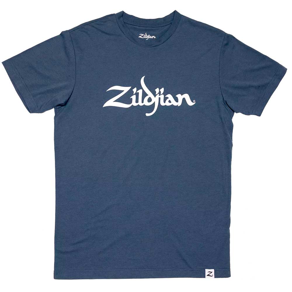 ZATS0065 CAMISETA XXL AZUL CLASSIC LOGO ZILDJIAN