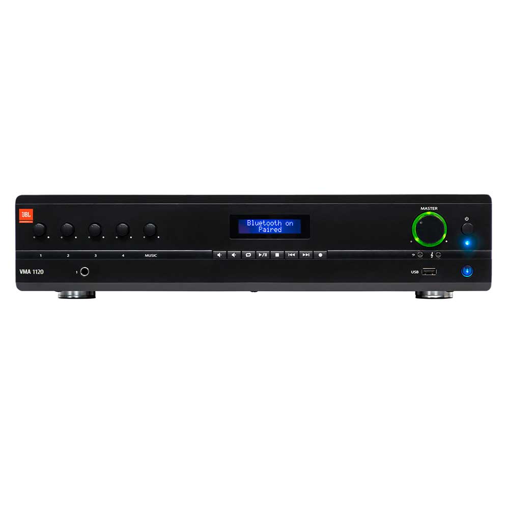 NVMA1120-0-US MIXER AMPLIFICADO 5 ENTRADAS 100V/70V 120WX1 8/4 OHM JBL                              