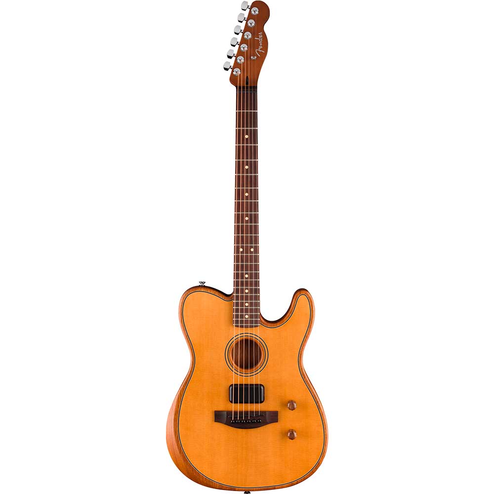 0973113534 GUIT. ELECT. ACOUSTASONIC TELECASTER STANDARD AGED NATURAL FENDER