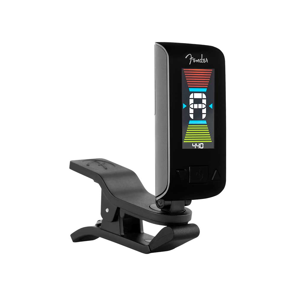 0239979007 ORIGINAL TUNER AFINADOR DIGITAL 360° P/ INSTRUMENTO BLACK FENDER