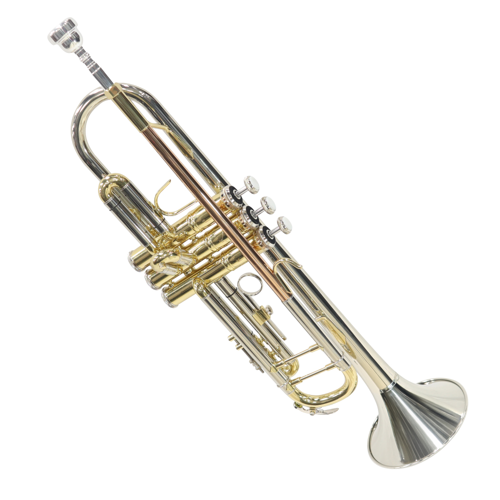 JBTR-420L TROMPETA NICKEL C/ DORADO PISTON MONEL Bb JBA JP LE JEUNE