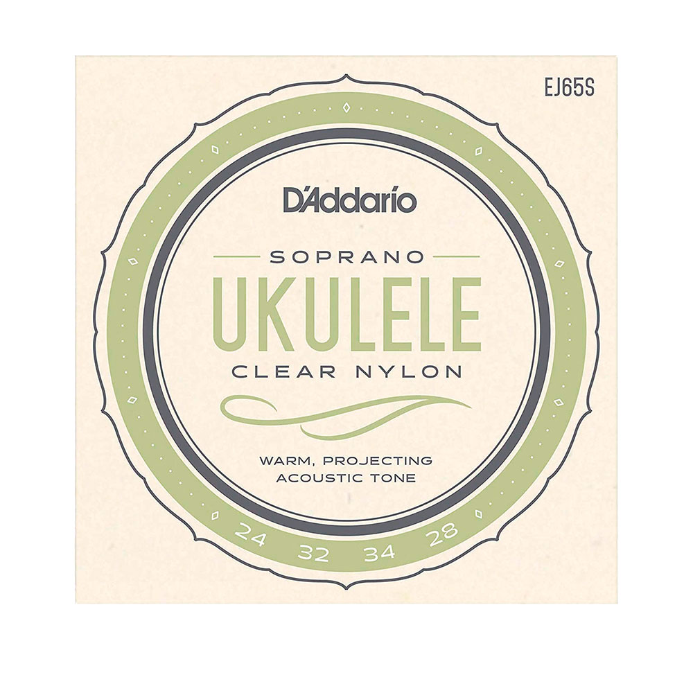 EJ65S JUEGO DE CUERDAS P/UKELELE SOPRANO DE NYLON  DADDARIO