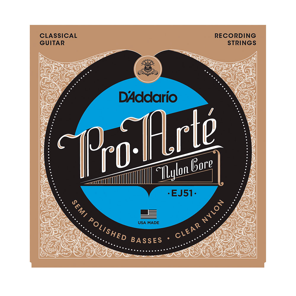 EJ51 SET DE CUERDAS DE GRABACION P/ GUITARRA CLASICA DADDARIO