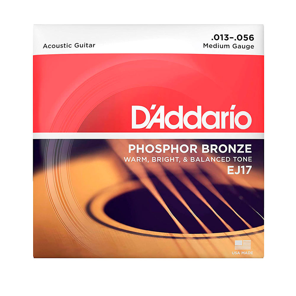 EJ17 JUEGO CUERDAS DE METAL P/GUIT. ACUST.PHOS BRZ 13-56 DADDARIO       