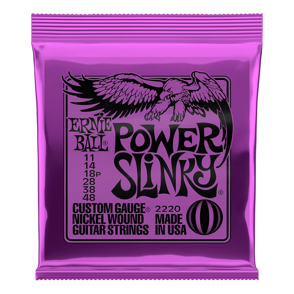 P02220 SET DE CUERDAS P/ GUIT. ELECT. POWER SLINKY ERNIE BALL
