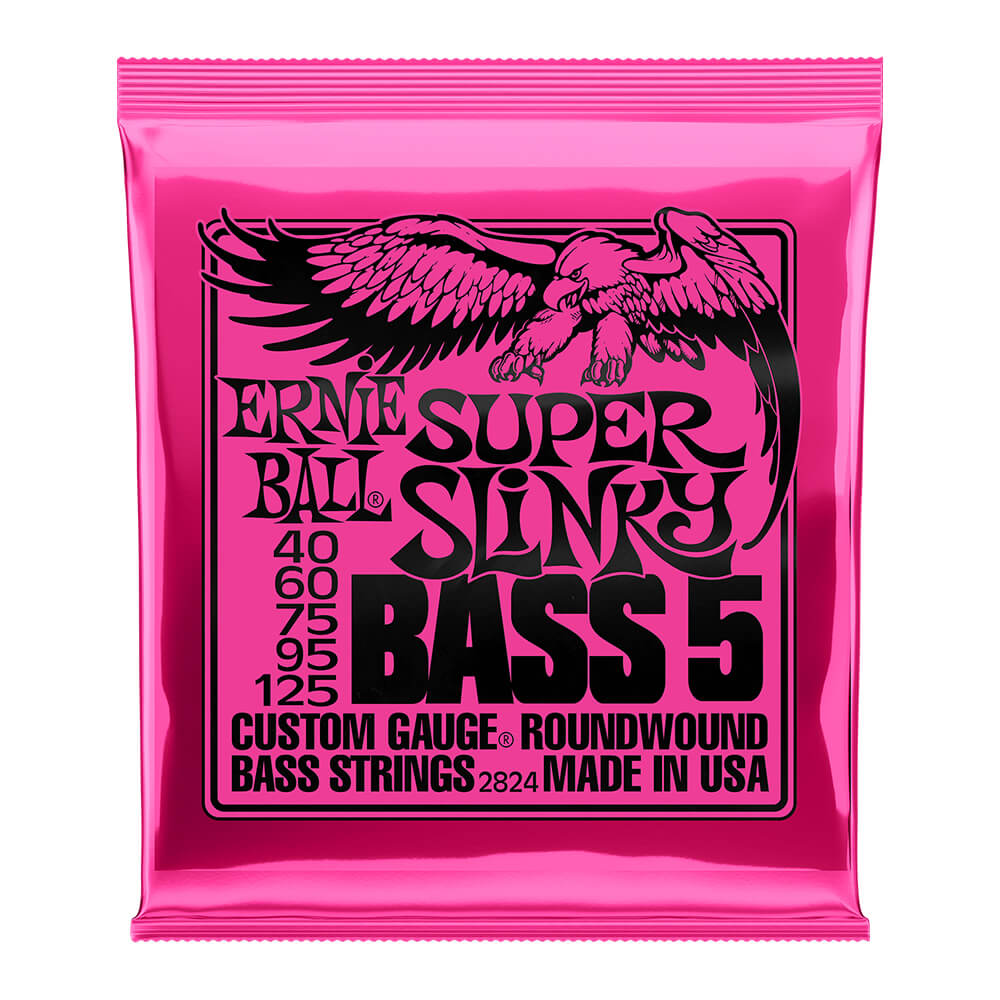 P02824 SET DE CUERDAS P/ BAJO ELECT. 5 CUERDAS SUPER SLINKY ERNIE BALL