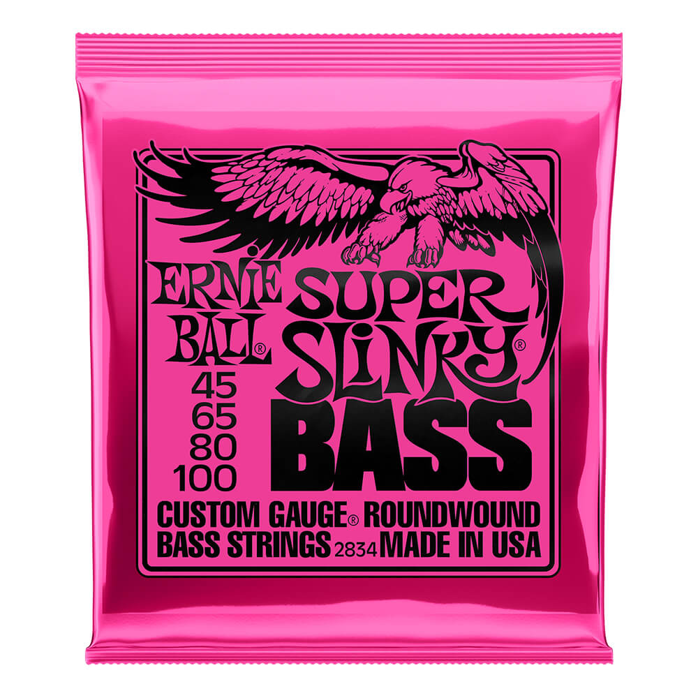 P02834 SET DE CUERDAS P/ BAJO ELECT. 4 CUERDAS SUPER SLINKY ERNIE BALL