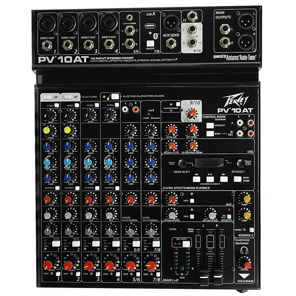 PV-10AT MIXER AUTOTUNE DE 10 CANALES 03612610 PEAVEY                                                