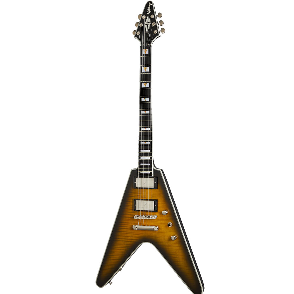 EIVYYTABNH1 GUIT. ELECT. FLYING V PROPHECY YELLOW TIGER AGED EPIPHONE 