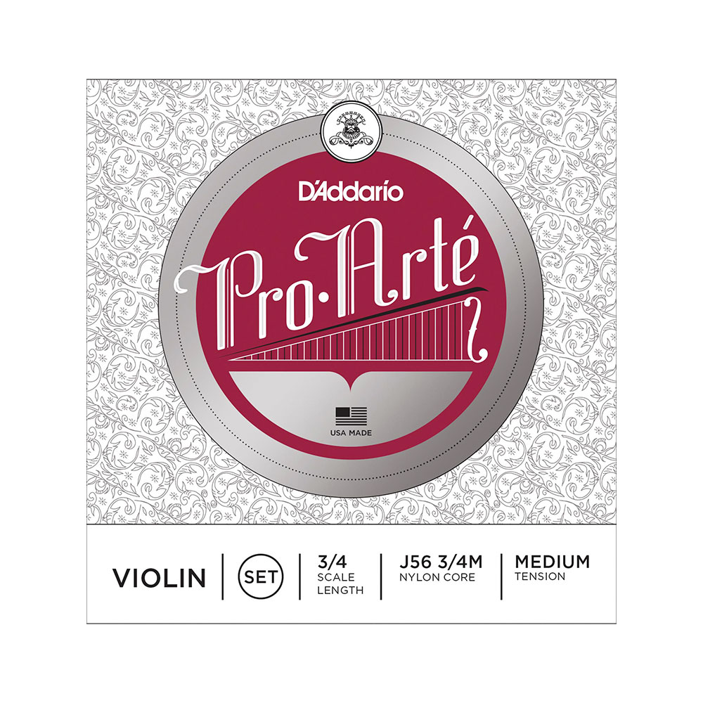 J56 JUEGO DE CUERDAS PARA VIOLIN 4/4 PRO-ARTE DADDARIO