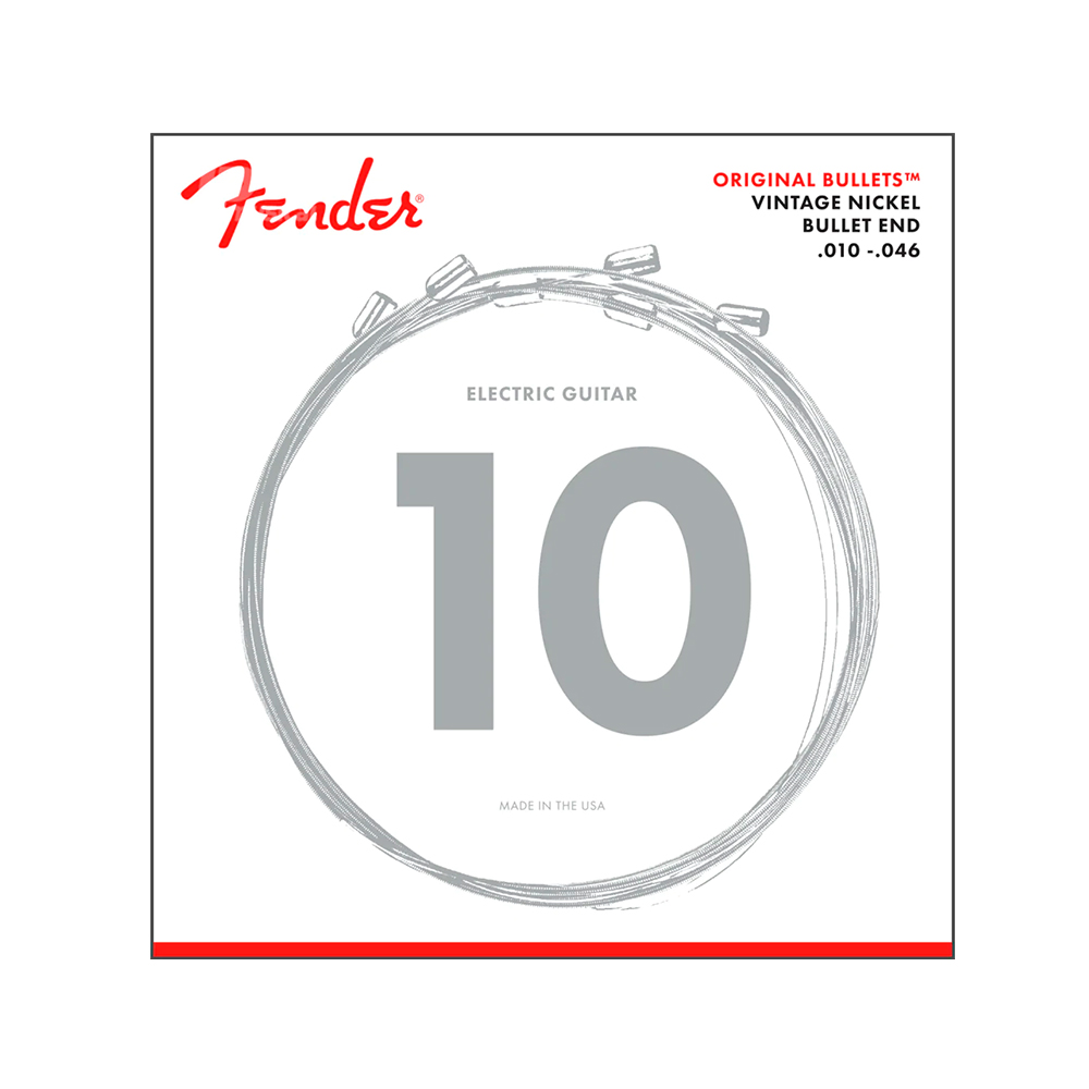 0733150406 SET DE CUERDAS 3150R PURE NICKEL BULLETS 10-46 P/ GUIT. ELECT. FENDER                 