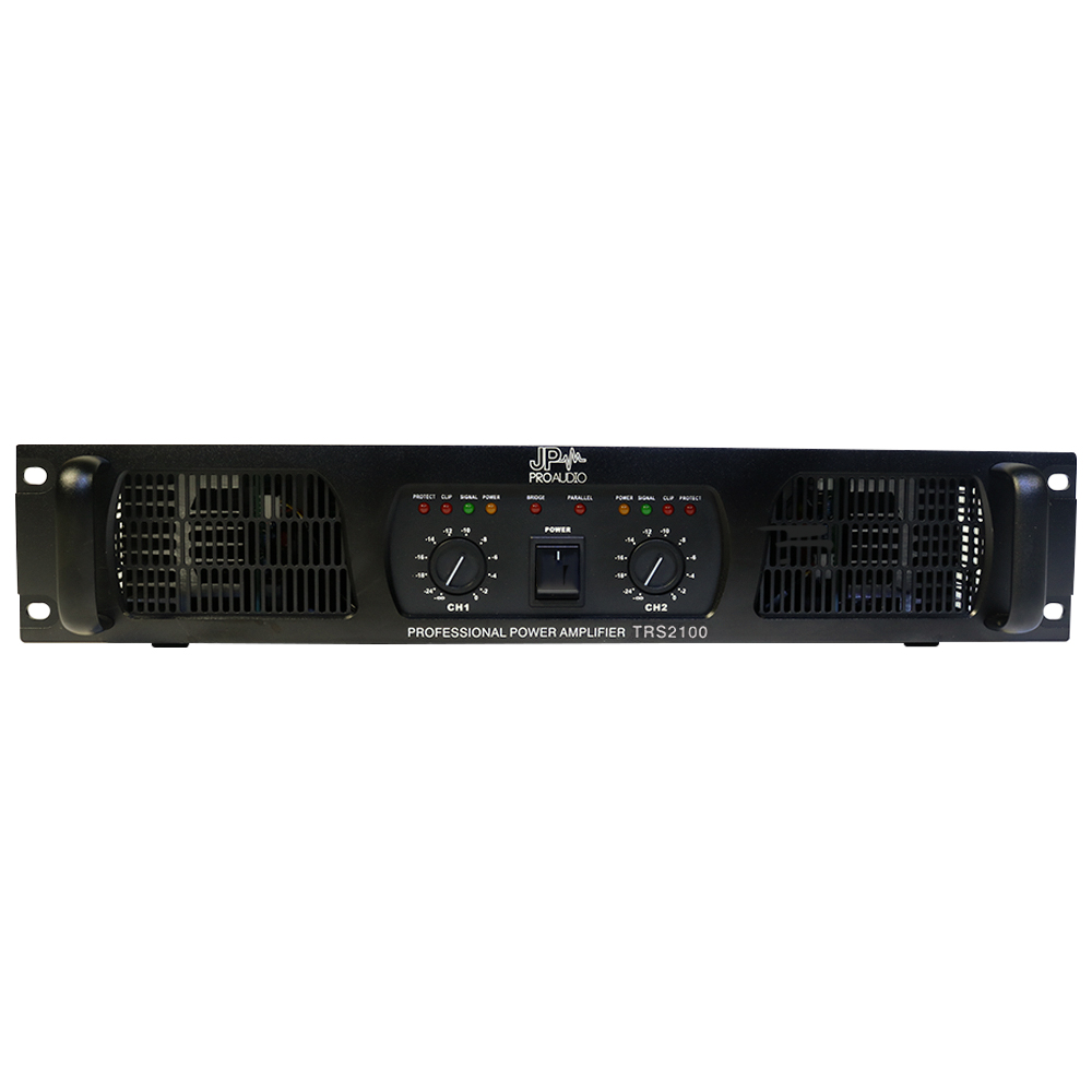 TRS2100 AMPLIFICADOR DE AUDIO 2X600W/ 2X1050W A 8/4OHMS NPG- JP PROAUDIO                            