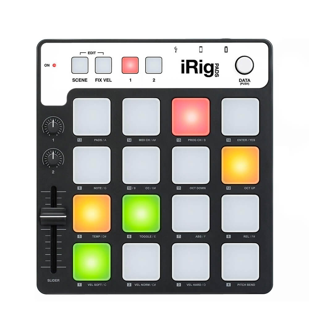 IP-IRIG-PADS-IN CONTROLADOR DE 16 PADS IK MULTIMEDIA                                                