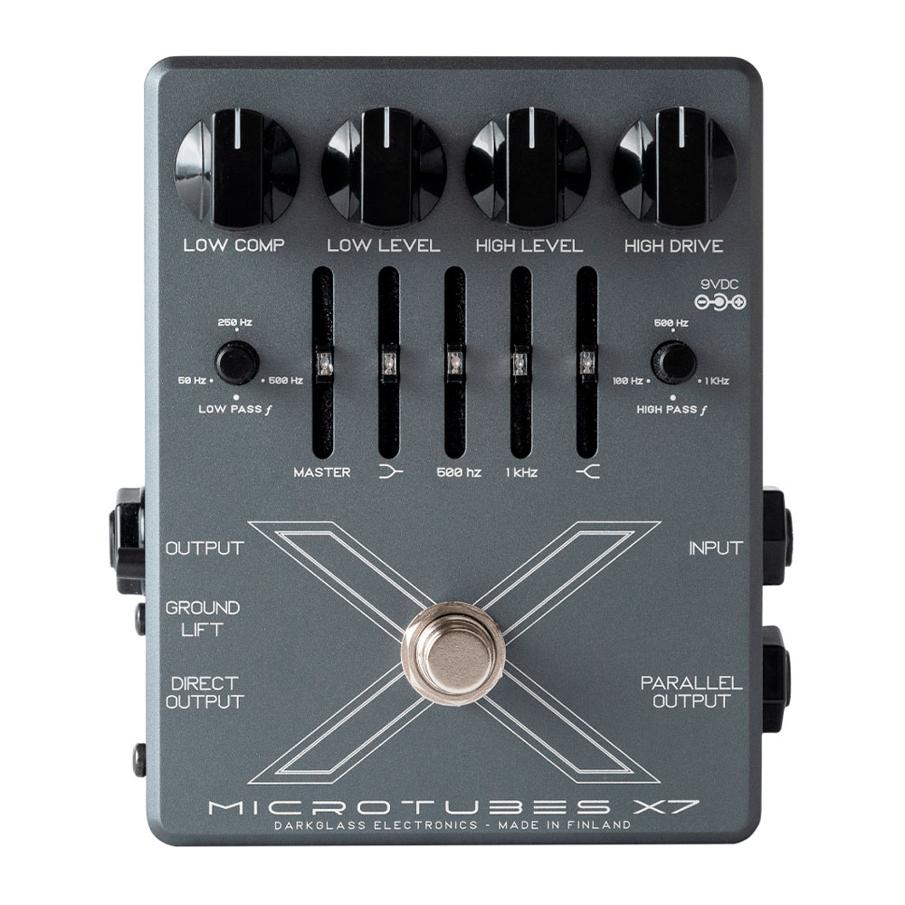 X-7 PEDAL MULTIBAND DISTORTION PARA BAJO MICROTUBE X-7 DARKGLASS