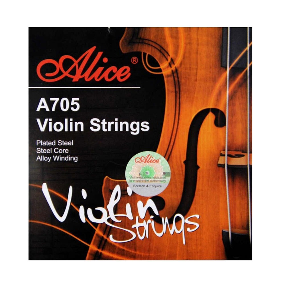A705(1/2) JUEGO DE CUERDAS P/ VIOLIN DE 1/2 ALICE 