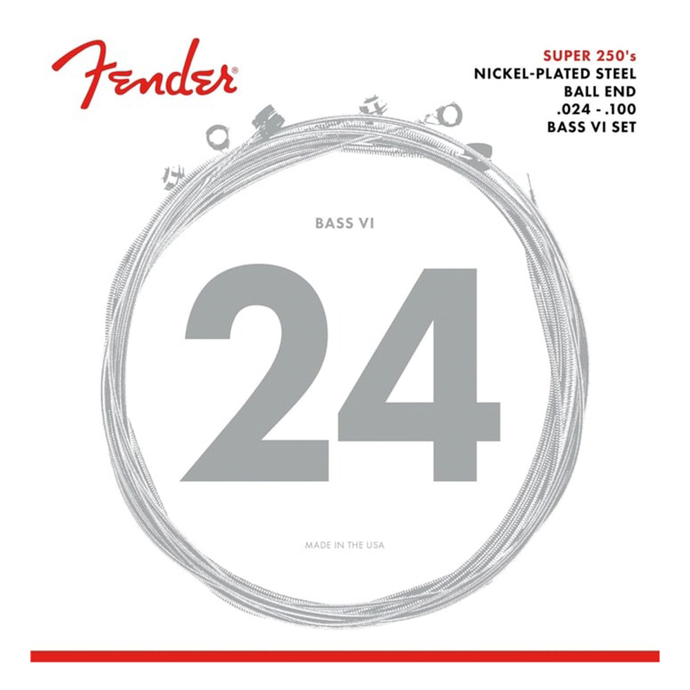 0730250413 SET DE CUERDAS P/BAJO VI-24100 SQUIER FENDER