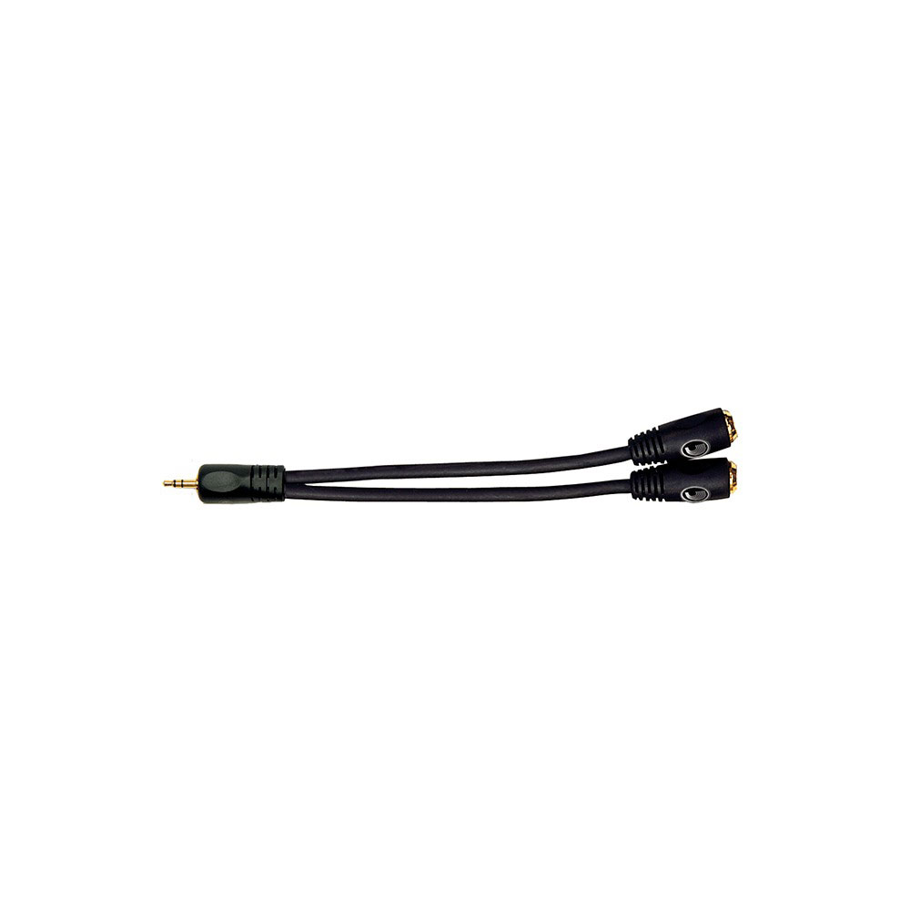 PW-P047ZZ ADAPTADOR DE 3.5MM TRS MACHO A DUAL 3.5MM TRS HEMBRA DADDARIO