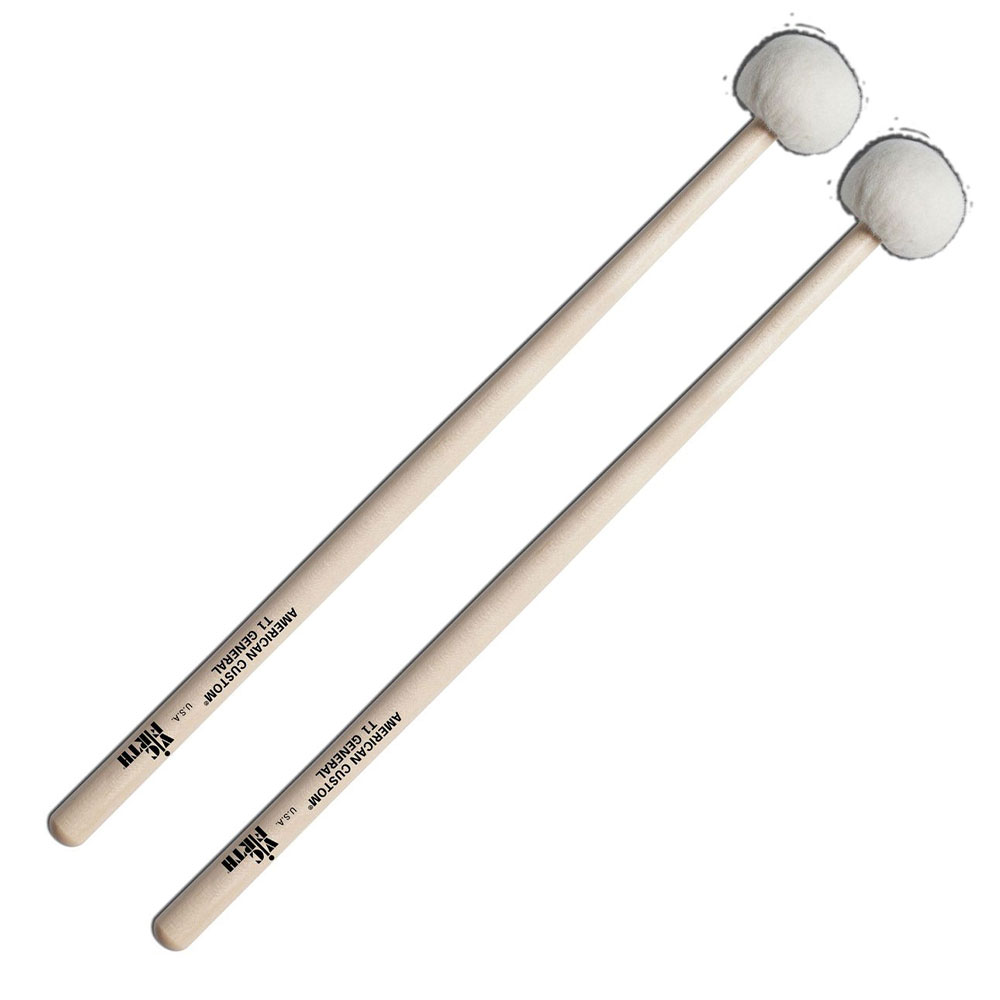 T1 PAR DE MALLETS P/ TIMPANI GENERAL AMERICAN CUSTOM VIC FIRTH