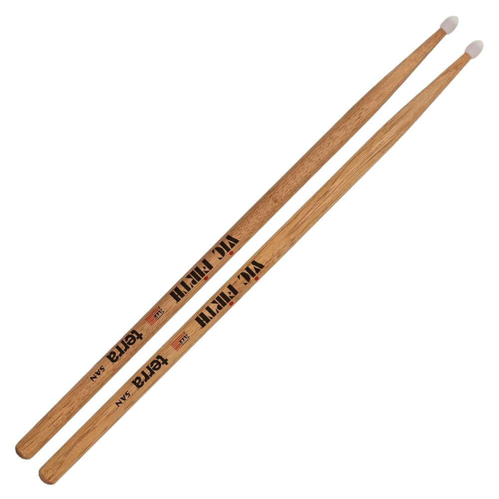 5ATN PAR DE BAQUETAS PUNTA NYLON TERRA VIC FIRTH
